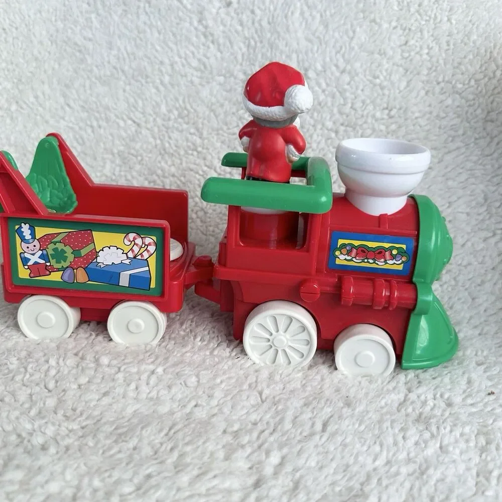 Fisher Price Little People Musical Christmas Train With Santa Incomplete